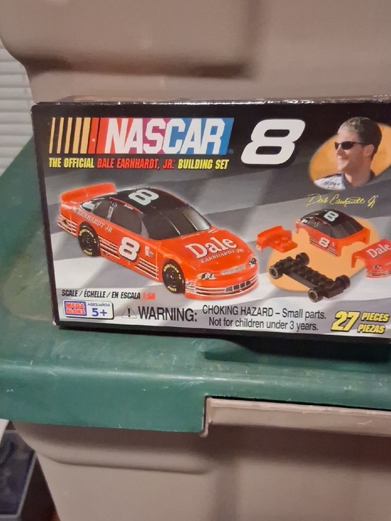 Nascar Other - Nascar Dale Jr. #8 Red and Black Kids Building Car Set